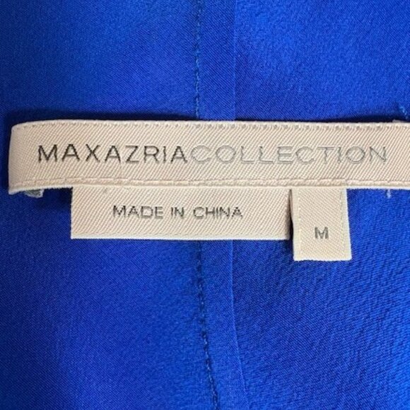BCBG - Max Azria COLLECTION - Royal Blue Silk Blouse - Picture 11 of 12